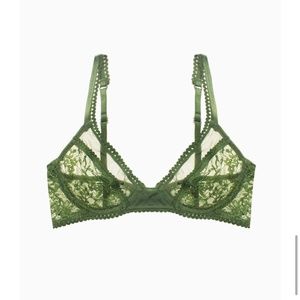 NWOT Green LONELY LABEL bra